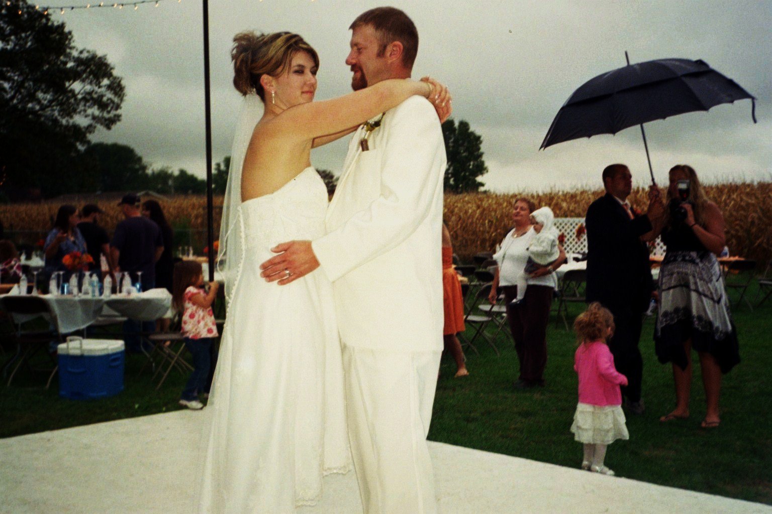 Outside Wedding Reception